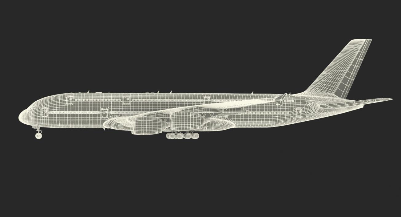 Airbus A380-1000 Air France 3D